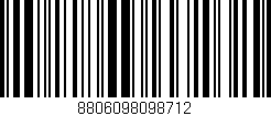 Código de barras (EAN, GTIN, SKU, ISBN): '8806098098712'