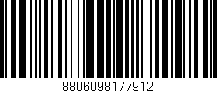 Código de barras (EAN, GTIN, SKU, ISBN): '8806098177912'