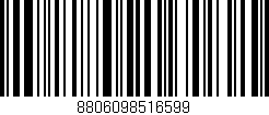 Código de barras (EAN, GTIN, SKU, ISBN): '8806098516599'