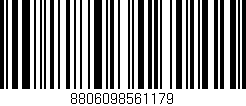 Código de barras (EAN, GTIN, SKU, ISBN): '8806098561179'