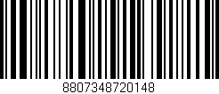 Código de barras (EAN, GTIN, SKU, ISBN): '8807348720148'