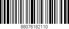 Código de barras (EAN, GTIN, SKU, ISBN): '88076182110'