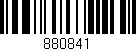 Código de barras (EAN, GTIN, SKU, ISBN): '880841'