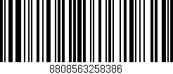 Código de barras (EAN, GTIN, SKU, ISBN): '8808563258386'