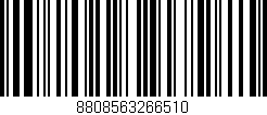 Código de barras (EAN, GTIN, SKU, ISBN): '8808563266510'