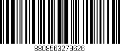 Código de barras (EAN, GTIN, SKU, ISBN): '8808563279626'