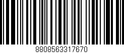 Código de barras (EAN, GTIN, SKU, ISBN): '8808563317670'