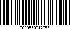 Código de barras (EAN, GTIN, SKU, ISBN): '8808563317755'