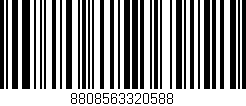 Código de barras (EAN, GTIN, SKU, ISBN): '8808563320588'