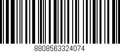 Código de barras (EAN, GTIN, SKU, ISBN): '8808563324074'