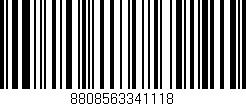 Código de barras (EAN, GTIN, SKU, ISBN): '8808563341118'