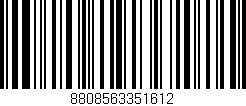 Código de barras (EAN, GTIN, SKU, ISBN): '8808563351612'