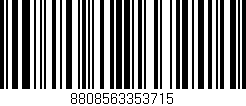 Código de barras (EAN, GTIN, SKU, ISBN): '8808563353715'