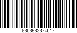 Código de barras (EAN, GTIN, SKU, ISBN): '8808563374017'