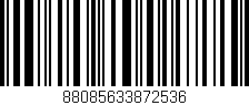 Código de barras (EAN, GTIN, SKU, ISBN): '88085633872536'