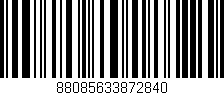 Código de barras (EAN, GTIN, SKU, ISBN): '88085633872840'