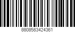 Código de barras (EAN, GTIN, SKU, ISBN): '8808563424361'