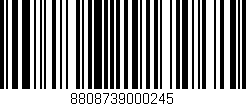 Código de barras (EAN, GTIN, SKU, ISBN): '8808739000245'