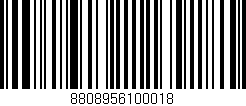 Código de barras (EAN, GTIN, SKU, ISBN): '8808956100018'
