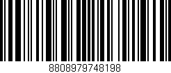 Código de barras (EAN, GTIN, SKU, ISBN): '8808979748198'