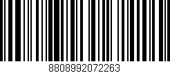 Código de barras (EAN, GTIN, SKU, ISBN): '8808992072263'