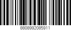Código de barras (EAN, GTIN, SKU, ISBN): '8808992085911'