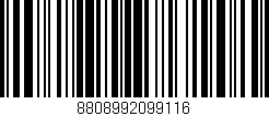 Código de barras (EAN, GTIN, SKU, ISBN): '8808992099116'