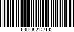 Código de barras (EAN, GTIN, SKU, ISBN): '8808992147183'
