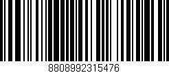 Código de barras (EAN, GTIN, SKU, ISBN): '8808992315476'