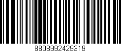 Código de barras (EAN, GTIN, SKU, ISBN): '8808992429319'