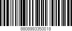 Código de barras (EAN, GTIN, SKU, ISBN): '8808993350018'