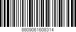 Código de barras (EAN, GTIN, SKU, ISBN): '8809061608314'
