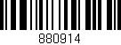 Código de barras (EAN, GTIN, SKU, ISBN): '880914'