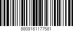 Código de barras (EAN, GTIN, SKU, ISBN): '8809161177581'