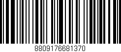 Código de barras (EAN, GTIN, SKU, ISBN): '8809176681370'