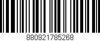 Código de barras (EAN, GTIN, SKU, ISBN): '880921785268'