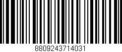 Código de barras (EAN, GTIN, SKU, ISBN): '8809243714031'