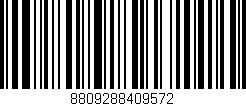 Código de barras (EAN, GTIN, SKU, ISBN): '8809288409572'