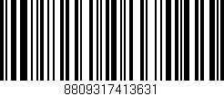 Código de barras (EAN, GTIN, SKU, ISBN): '8809317413631'