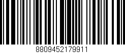 Código de barras (EAN, GTIN, SKU, ISBN): '8809452179911'
