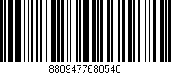 Código de barras (EAN, GTIN, SKU, ISBN): '8809477680546'