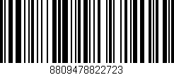 Código de barras (EAN, GTIN, SKU, ISBN): '8809478822723'