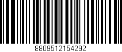 Código de barras (EAN, GTIN, SKU, ISBN): '8809512154292'