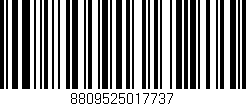 Código de barras (EAN, GTIN, SKU, ISBN): '8809525017737'