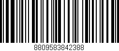 Código de barras (EAN, GTIN, SKU, ISBN): '8809583842388'