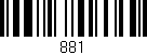 Código de barras (EAN, GTIN, SKU, ISBN): '881'