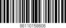 Código de barras (EAN, GTIN, SKU, ISBN): '88110158606'