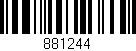 Código de barras (EAN, GTIN, SKU, ISBN): '881244'