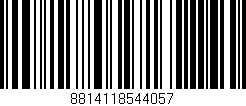 Código de barras (EAN, GTIN, SKU, ISBN): '8814118544057'