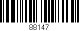 Código de barras (EAN, GTIN, SKU, ISBN): '88147'